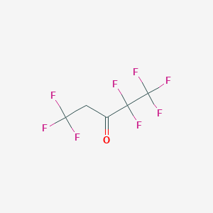 molecular formula C5H2F8O B14568716 1,1,1,2,2,5,5,5-Octafluoropentan-3-one CAS No. 61637-92-1