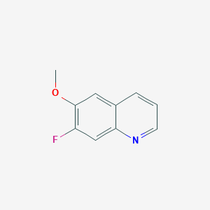 molecular formula C10H8FNO B1456882 7-氟-6-甲氧基喹啉 CAS No. 887769-91-7