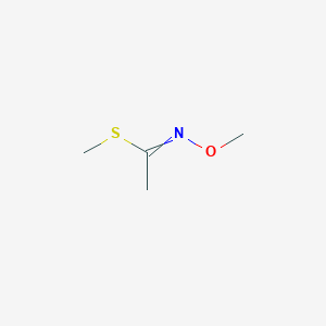 molecular formula C4H9NOS B14568839 Methyl N-methoxyethanimidothioate CAS No. 61482-29-9
