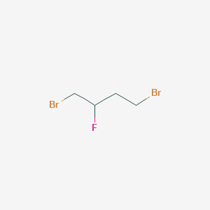 molecular formula C4H7Br2F B1456886 1,4-Dibromo-2-fluorobutane CAS No. 112464-88-7