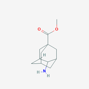 molecular formula C12H19NO2 B1456898 4-氨基金刚烷-1-羧酸甲酯 CAS No. 865980-54-7