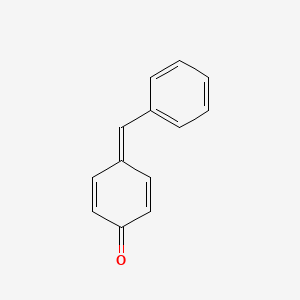 molecular formula C13H10O B14568981 4-Benzylidenecyclohexa-2,5-dien-1-one CAS No. 61365-71-7