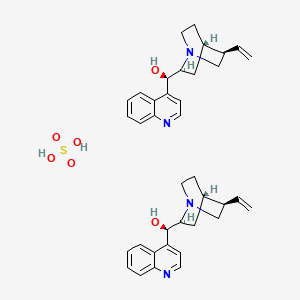 molecular formula C19H24N2O5S B1456899 Cinchonidine sulphate CAS No. 524-61-8