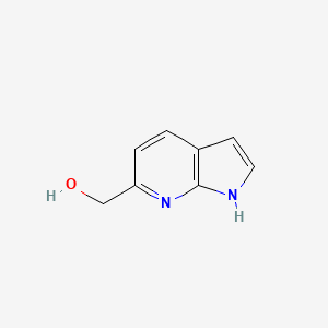 molecular formula C8H8N2O B1456900 (1H-Pyrrolo[2,3-b]pyridin-6-yl)methanol CAS No. 1263413-97-3