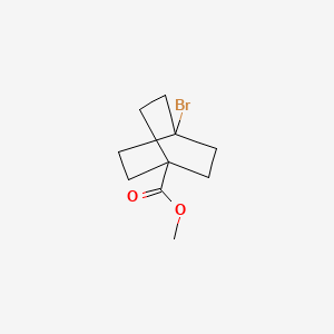 molecular formula C10H15BrO2 B1456902 Methyl 4-bromobicyclo[2.2.2]octane-1-carboxylate CAS No. 23062-51-3