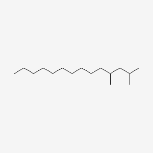 molecular formula C16H34 B14569079 2,4-Dimethyltetradecane CAS No. 61868-06-2