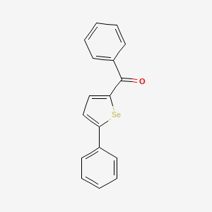 molecular formula C17H12OSe B14569101 Phenyl(5-phenylselenophen-2-yl)methanone CAS No. 61486-13-3