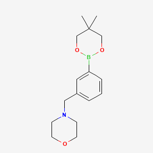 4-(3-(5,5-Dimethyl-1,3,2-dioxaborinan-2-yl)benzyl)morpholine