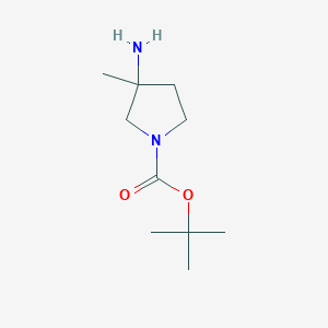 Tert-butyl 3-amino-3-methylpyrrolidine-1-carboxylate