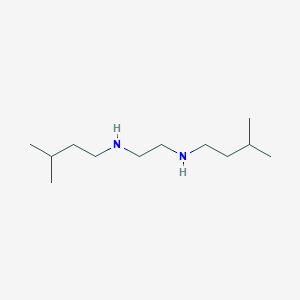 molecular formula C12H28N2 B14569250 N~1~,N~2~-Bis(3-methylbutyl)ethane-1,2-diamine CAS No. 61798-19-4