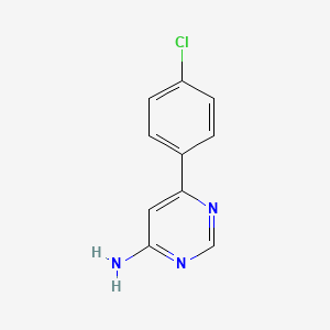 6-(4-Chlorophenyl)pyrimidin-4-amine