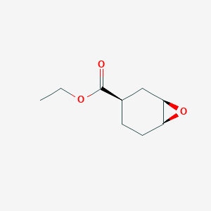 molecular formula C9H14O3 B1456954 (1R,3R,6S)-7-Oxabicyclo[4.1.0]heptane-3-carboxylic acid ethyl ester CAS No. 1210348-12-1