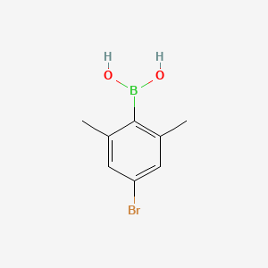 molecular formula C8H10BBrO2 B1456957 (4-Bromo-2,6-dimethylphenyl)boronic acid CAS No. 1160561-24-9