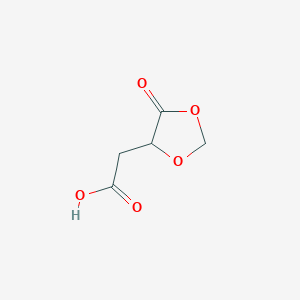 molecular formula C5H6O5 B14569589 (5-Oxo-1,3-dioxolan-4-yl)acetic acid CAS No. 61799-62-0