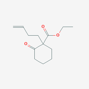molecular formula C13H20O3 B14569635 Ethyl 1-(but-3-en-1-yl)-2-oxocyclohexane-1-carboxylate CAS No. 61771-76-4