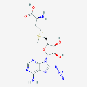 molecular formula C15H22N9O5Se B145697 Se-(8-Azidoadenosyl)selenomethionine CAS No. 135608-83-2