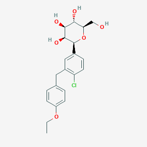 molecular formula C21H25ClO6 B1456971 Dapagliflozin C2 Epimer CAS No. 2133407-75-5