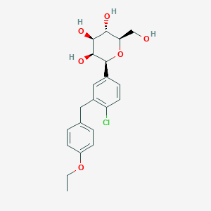 molecular formula C21H25ClO6 B1456971 Dapagliflozin C-2 Epimer CAS No. 2133407-75-5