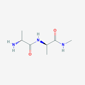 molecular formula C7H15N3O2 B14569758 D-Alanyl-N-methyl-D-alaninamide CAS No. 61275-31-8