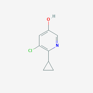 5-Chloro-6-cyclopropylpyridin-3-OL
