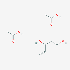 molecular formula C9H18O6 B14569969 Acetic acid;pent-4-ene-1,3-diol CAS No. 61613-07-8