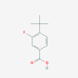 molecular formula C11H13FO2 B1456997 4-(Tert-butyl)-3-fluorobenzoic acid CAS No. 1228155-69-8