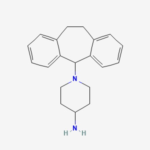molecular formula C20H24N2 B1456998 1-(10,11-Dihydro-5H-dibenzo[a,d]cyclohepten-5-yl)-piperidin-4-ylamine CAS No. 913979-79-0