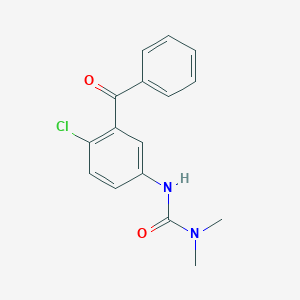 molecular formula C16H15ClN2O2 B14570017 N'-(3-Benzoyl-4-chlorophenyl)-N,N-dimethylurea CAS No. 61706-09-0