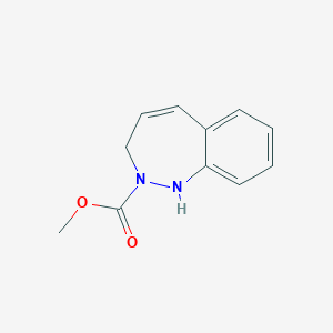 molecular formula C11H12N2O2 B14570038 Methyl 1,3-dihydro-2H-1,2-benzodiazepine-2-carboxylate CAS No. 61702-38-3