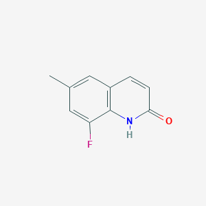 molecular formula C10H8FNO B1457006 8-Fluoro-6-methyl-1,2-dihydroquinolin-2-one CAS No. 1341603-45-9