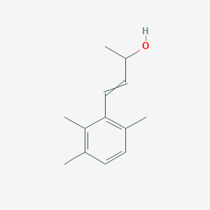 molecular formula C13H18O B14570061 4-(2,3,6-Trimethylphenyl)but-3-en-2-ol CAS No. 61445-12-3