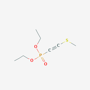 molecular formula C7H13O3PS B14570133 Diethyl [(methylsulfanyl)ethynyl]phosphonate CAS No. 61609-57-2