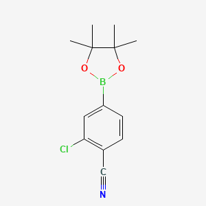 2-Chloro-4-(4,4,5,5-tetramethyl-1,3,2-dioxaborolan-2-yl)benzonitrile