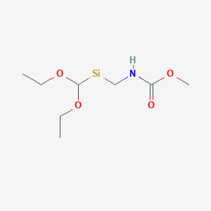 molecular formula C8H17NO4Si B14570183 CID 78065883 