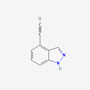 molecular formula C9H6N2 B1457022 4-Ethynyl-1H-indazole CAS No. 1093847-83-6