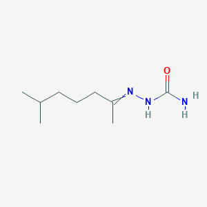 molecular formula C9H19N3O B14570299 Hydrazinecarboxamide, 2-(1,5-dimethylhexylidene)- CAS No. 61652-37-7