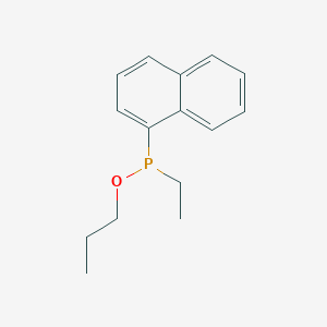 molecular formula C15H19OP B14570338 Propyl ethyl(naphthalen-1-yl)phosphinite CAS No. 61388-62-3