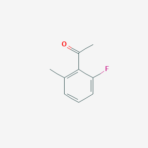 molecular formula C9H9FO B1457041 1-(2-Fluoro-6-methylphenyl)ethanone CAS No. 1214366-42-3
