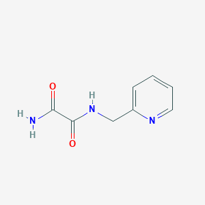 molecular formula C8H9N3O2 B14570435 N~1~-[(Pyridin-2-yl)methyl]ethanediamide CAS No. 61273-21-0