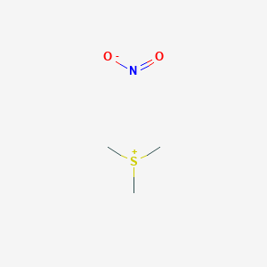molecular formula C3H9NO2S B14570524 Trimethylsulfanium nitrite CAS No. 61362-51-4