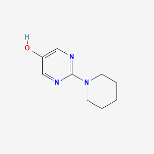 molecular formula C9H13N3O B1457056 2-(Piperidin-1-yl)pyrimidin-5-ol CAS No. 809236-47-3