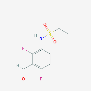 N-(2,4-difluoro-3-formylphenyl)propane-2-sulfonamide