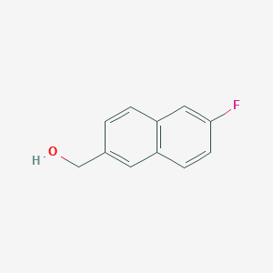 molecular formula C11H9FO B1457065 (6-Fluoronaphthalen-2-yl)methanol CAS No. 944351-48-8