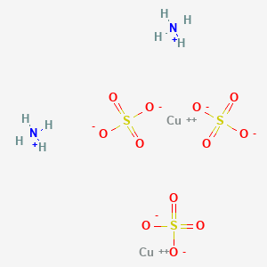 molecular formula Cu2H8N2O12S3 B14570739 Sulfuric acid, ammonium copper(2+) salt CAS No. 61482-17-5