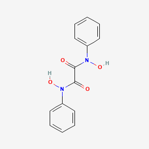 molecular formula C14H12N2O4 B14570743 N~1~,N~2~-Dihydroxy-N~1~,N~2~-diphenylethanediamide CAS No. 61494-23-3