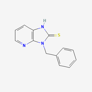 molecular formula C13H11N3S B14570765 3-benzyl-3H-imidazo[4,5-b]pyridine-2-thiol CAS No. 61532-31-8
