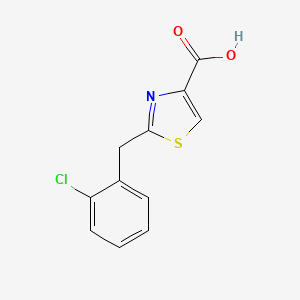 2-[(2-Chlorophenyl)methyl]-1,3-thiazole-4-carboxylic acid