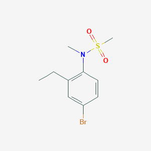 N-(4-bromo-2-ethylphenyl)-N-methylmethanesulfonamide