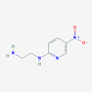 molecular formula C7H10N4O2 B145709 2-(2-Aminoethylamino)-5-nitropyridine CAS No. 29602-39-9