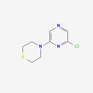Thiomorpholine, 4-(6-chloro-2-pyrazinyl)-